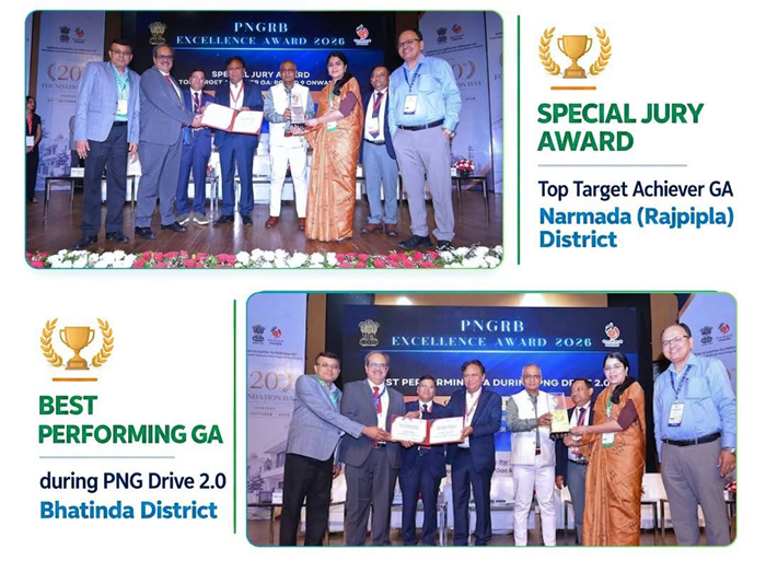 Gujarat Energy honoured with two national awards